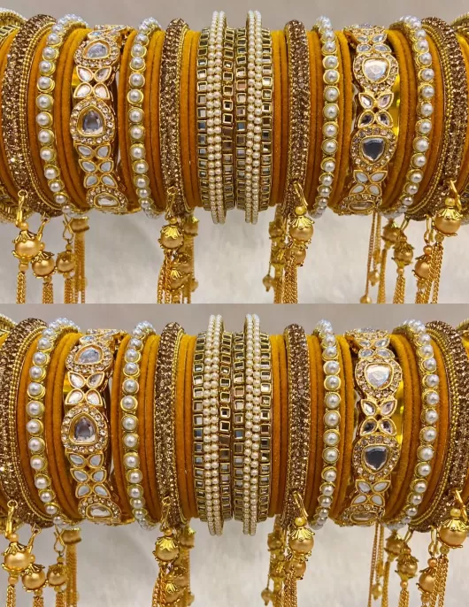 Metal Bangles Set 44