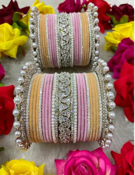 Metal Bridel Bangles Set 72