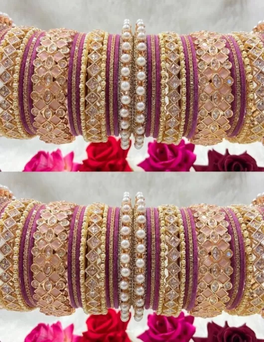 Metal Bangles Set 93