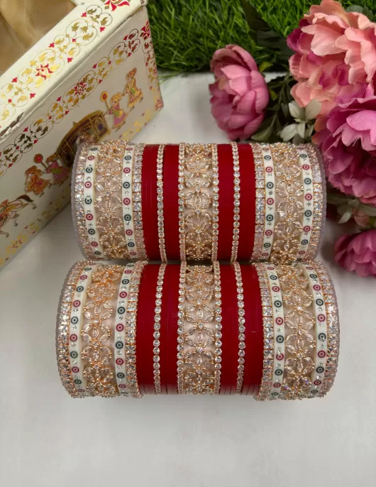 American diamond punjabi chura