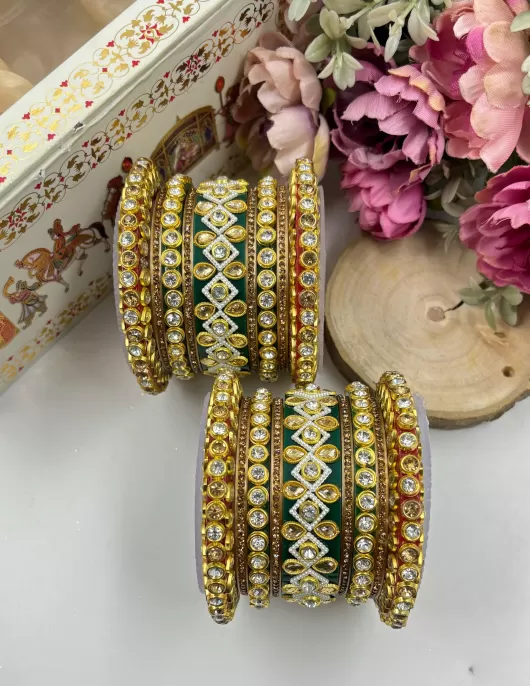 Traditional indian bangles set